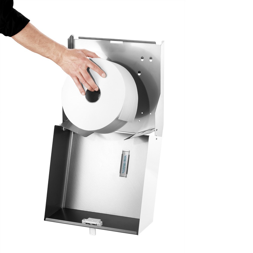 Číslo obrázku produktu 2: Dvojitý zásobník rolí papíru Air-Wolf Duplex, bílá