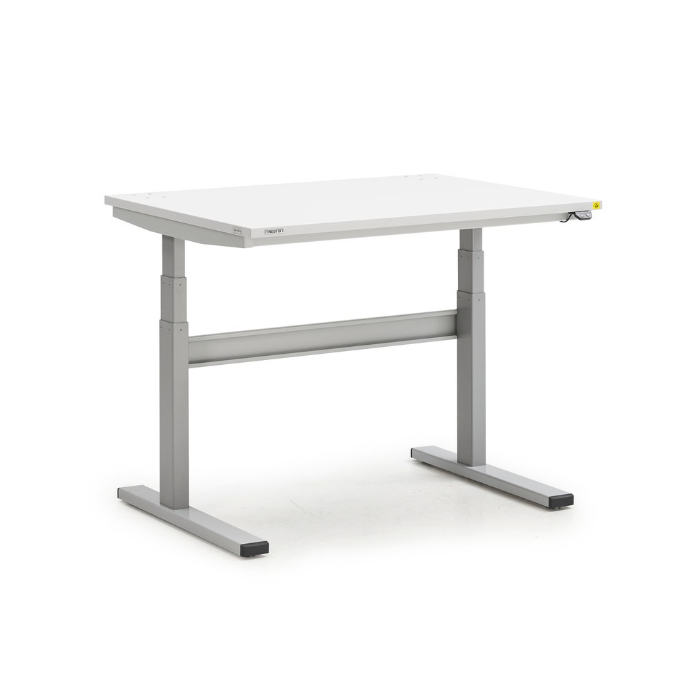 Obrázek produktu: Pracovní stůl TRESTON TED, ESD, elektricky výškově nastavitelný, VxŠxH 630-1270 x 1 100 x 800 mm