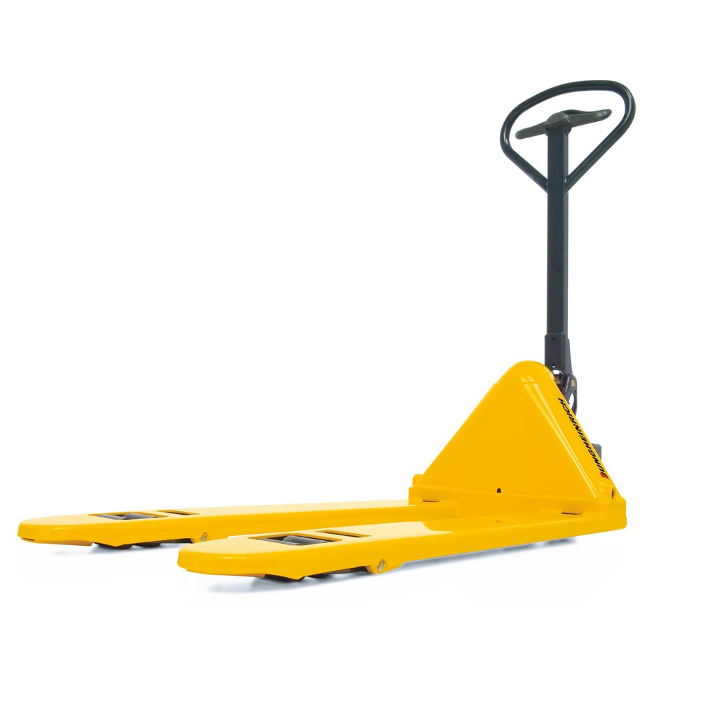Číslo obrázku produktu 2: Jungheinrich Nízký ruční paletový vozík AM 15l, zvláštní šířka vidlí 680 mm, délka vidlí 1150 mm, plná guma / nylon, tandemová kolečka