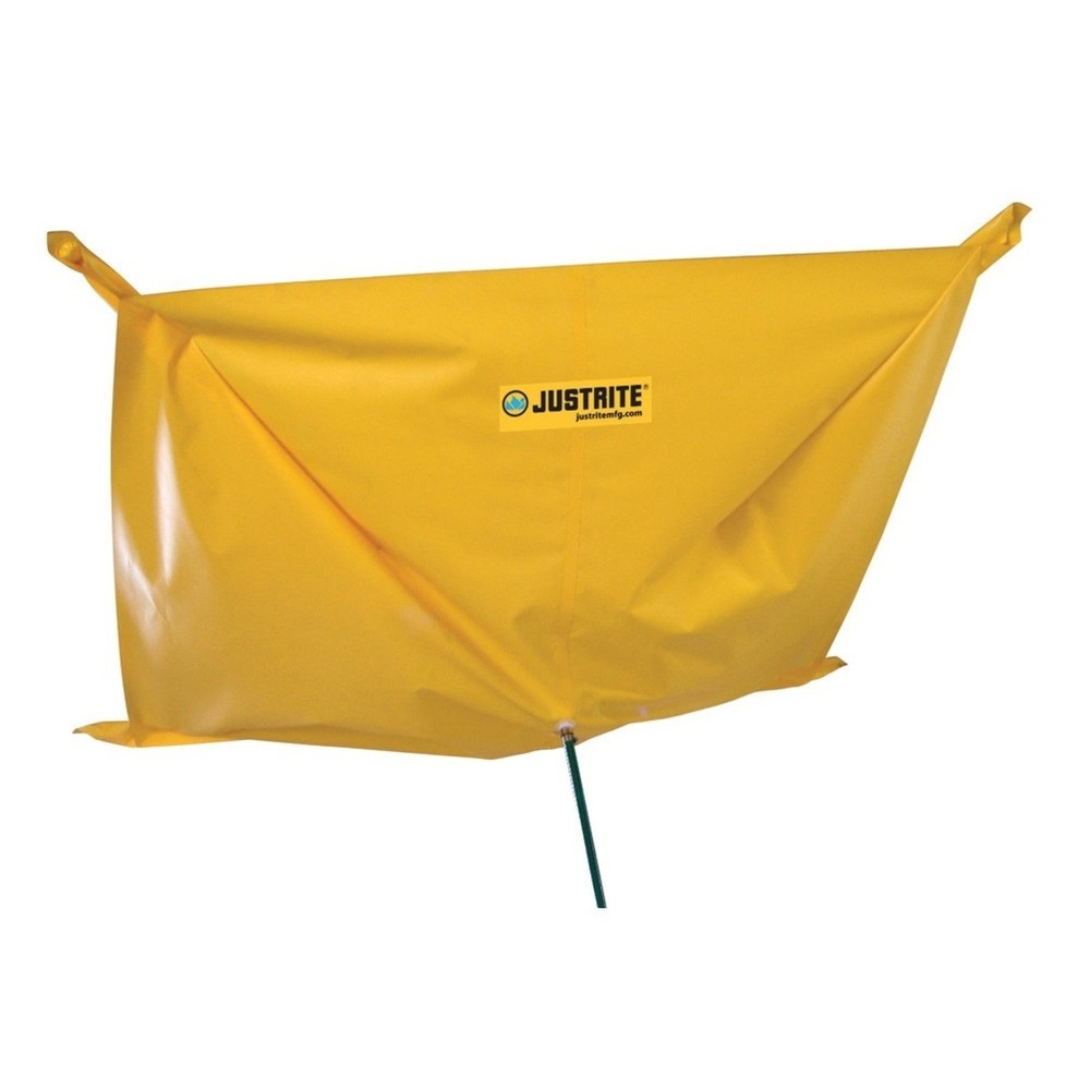 Obrázek produktu: Justrite plachta pro zadržení úniků, d×š 2,1 × 2,1 m, očka
