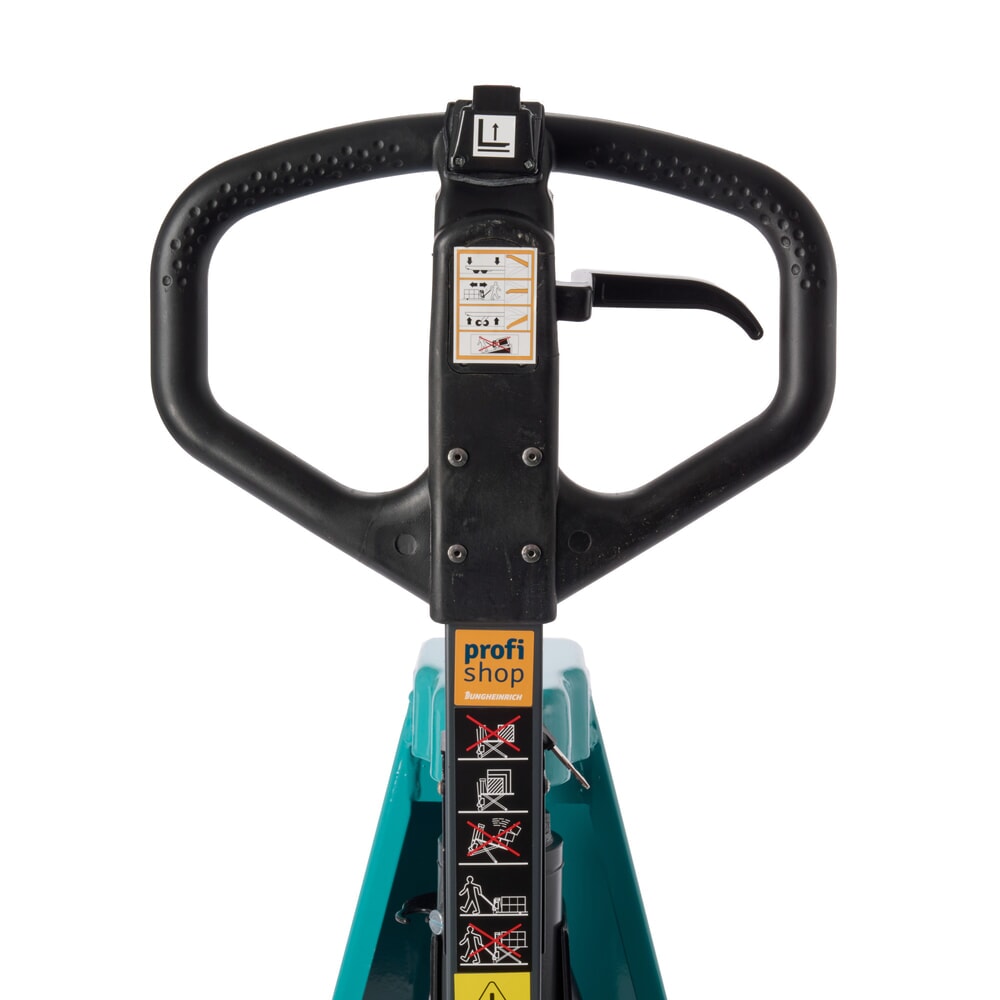 Číslo obrázku produktu 6: Paletový vozík s nůžkovým mechanismem Ameise® PTM 1.0, elektrohydraulický, nosnost 1000 kg, délka vidlí 1150 mm, polyuretan/nylon