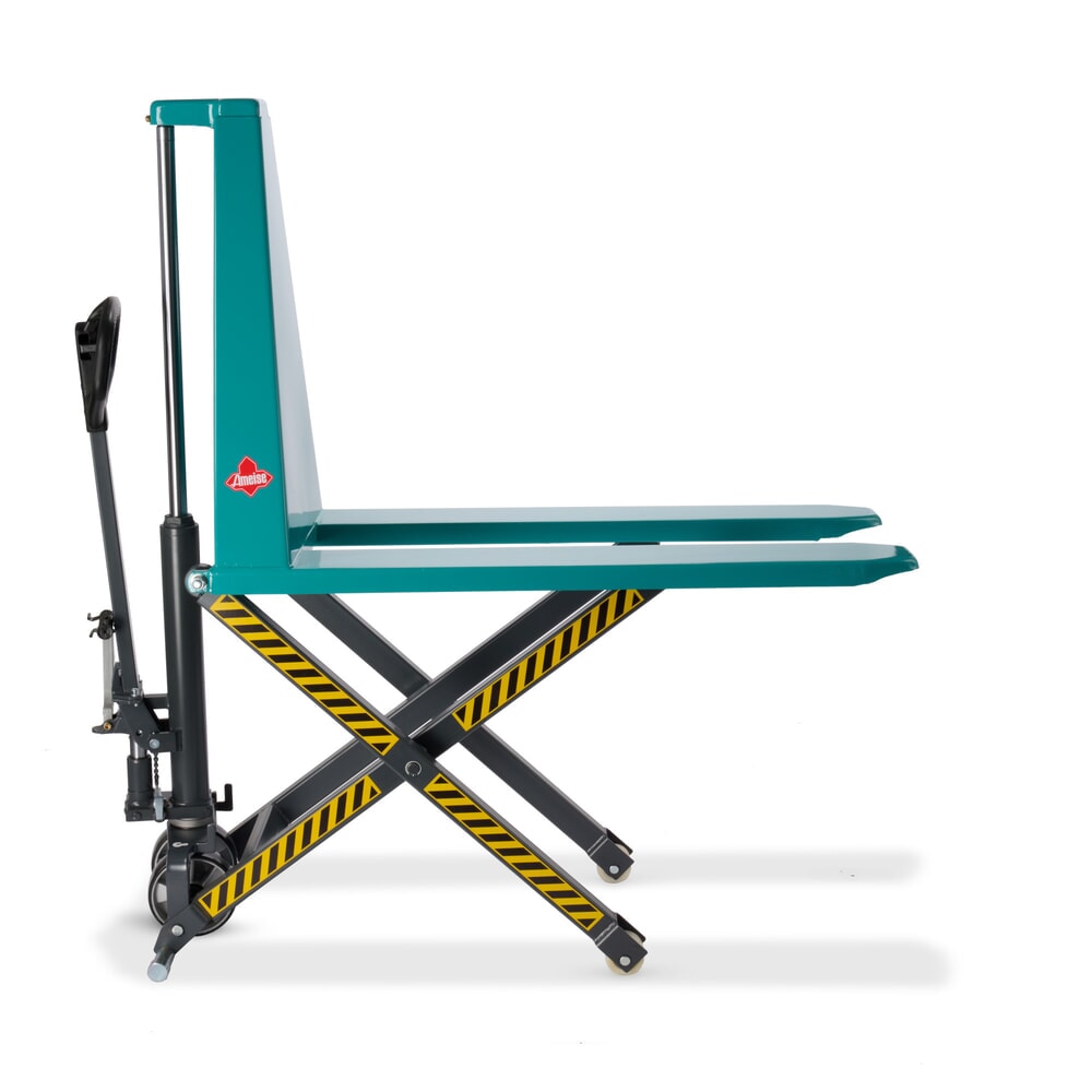 Obrázek produktu: Paletový vozík s nůžkovým mechanismem Ameise® PTM 1.0 Scissor s rychlým zdvihem, nosnost 1 000 kg, délka vidlí 1 150 mm