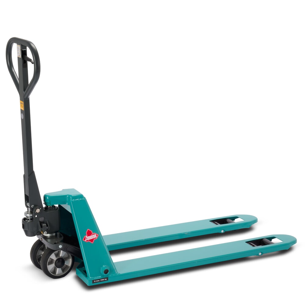 Číslo obrázku produktu 1: Plochý paletový vozík Ameise® PTM 1.5 Low, nosnost 1 500 kg, délka vidlí 1 150 mm, plná pryž/polyuretan
