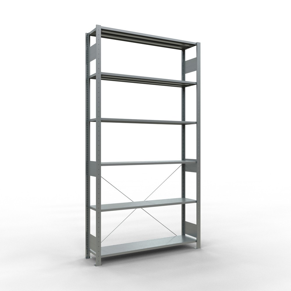 Obrázek produktu: Policový regál SCHULTE, pozink, nosnost police 150 kg, VxŠxH 2500 x 1360 x 336 mm