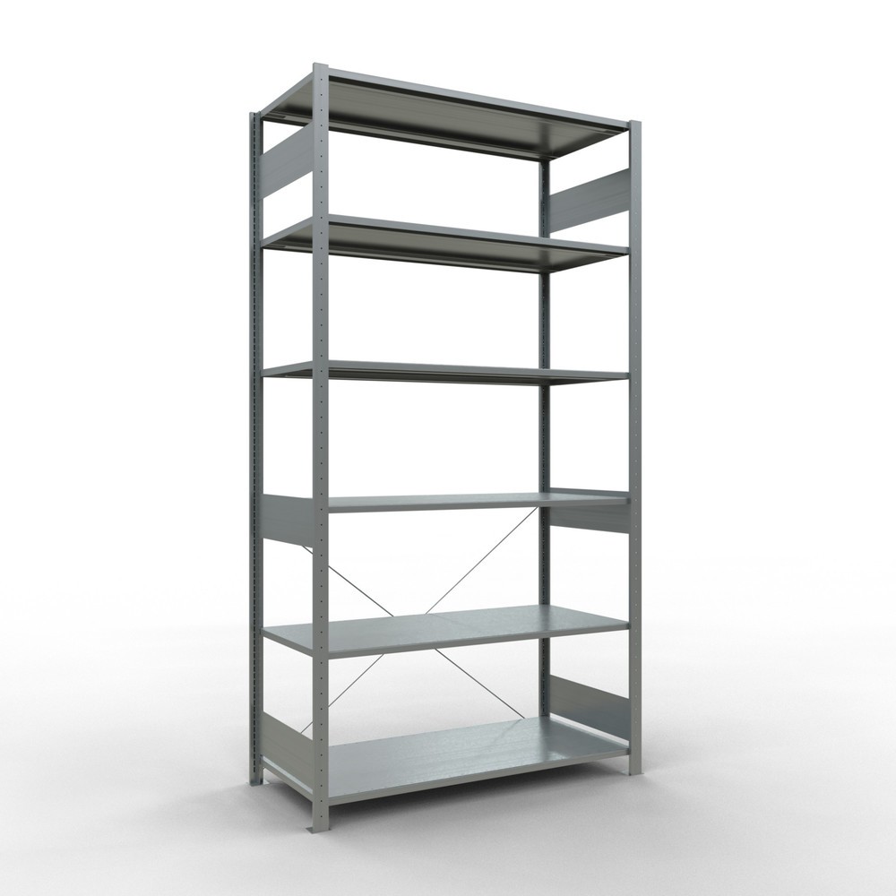 Obrázek produktu: Policový regál SCHULTE, pozink, nosnost police 150 kg, VxŠxH 2500 x 1360 x 636 mm