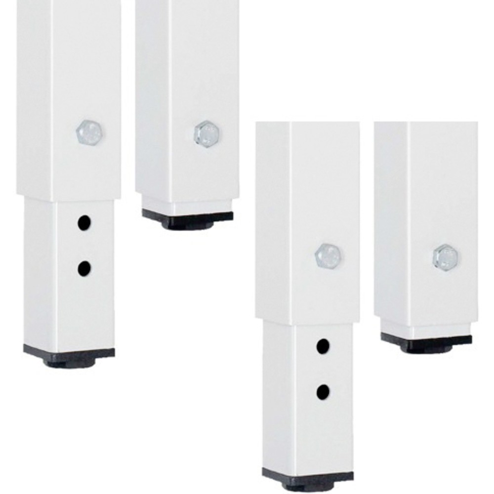 Číslo obrázku produktu 4: Pracovní stůl RAU řada 8000, V×Š×H 840-1040 × 1250 × 700 mm, 1 dvojitý spodní kontejner, s 9 zásuvkami