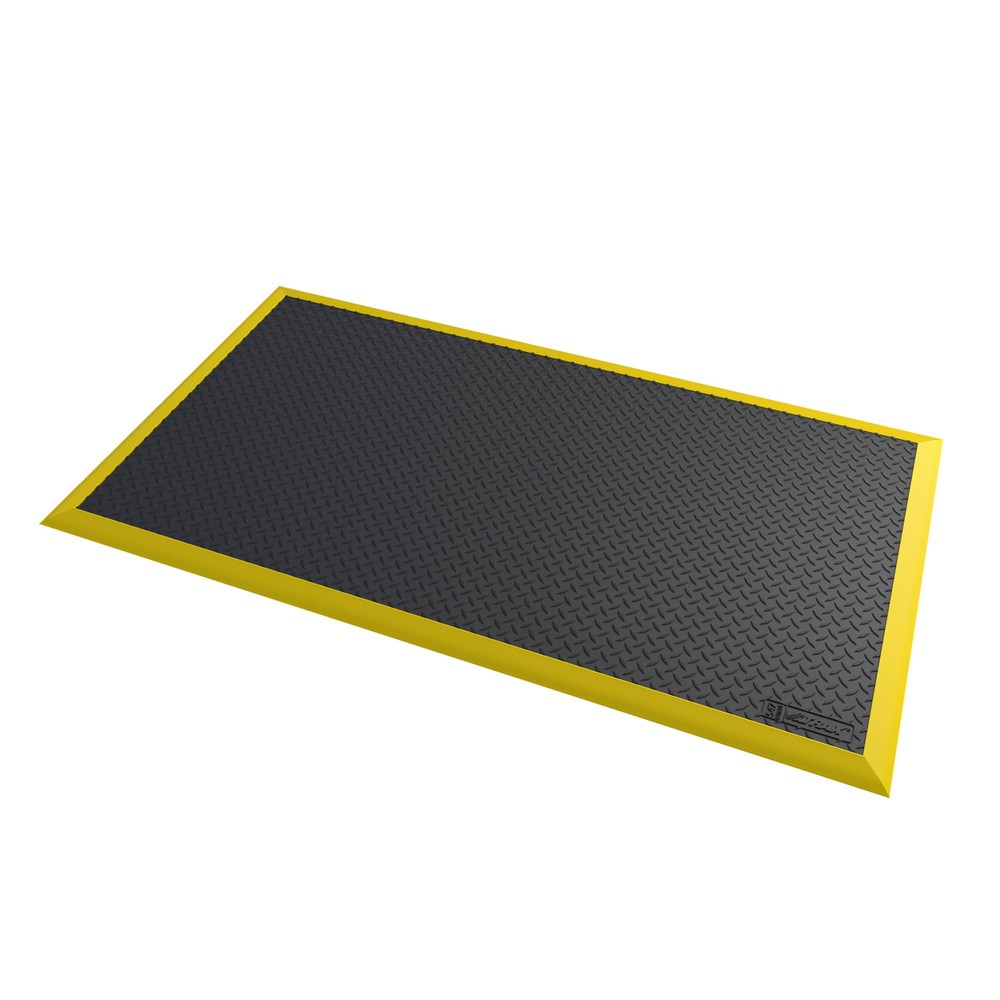 Obrázek produktu: Protiúnavová rohož NoTrax Diamond Flex™ ESD Nitrile, ŠxH 970 x 1630 mm, černá/žlutá