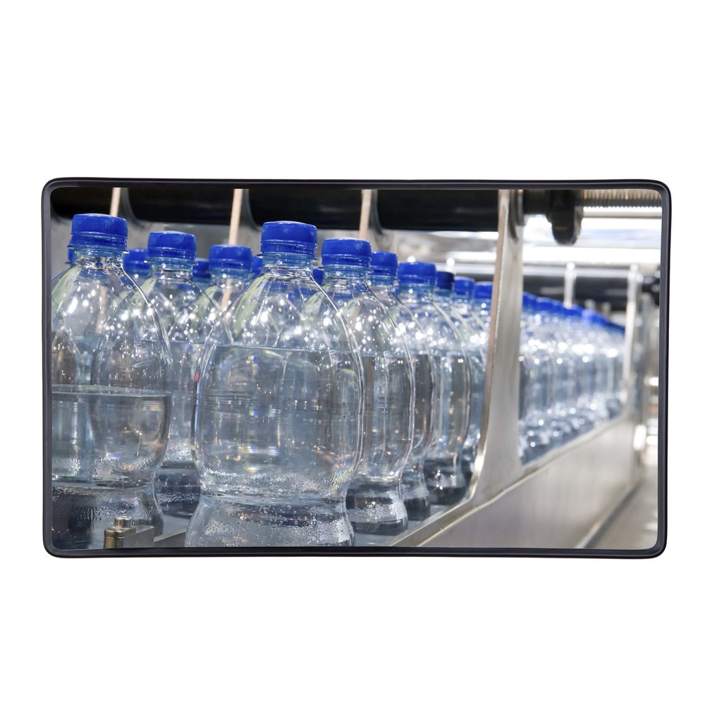Číslo obrázku produktu 1: Průmyslové zrcadlo Check Mirror, vč. teleskopického ramene, Š×V 600 × 400 mm
