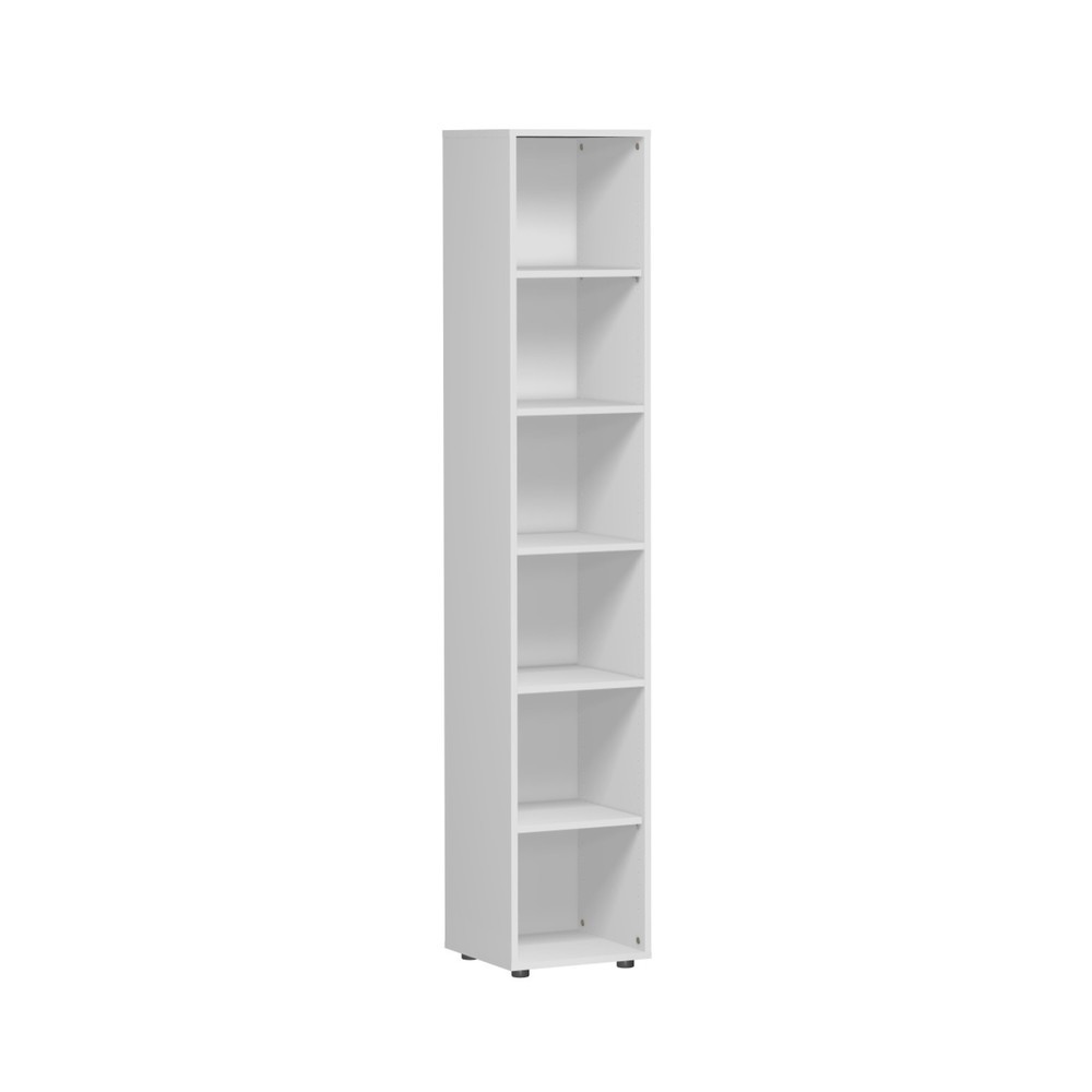 Obrázek produktu: Regál na spisy Lissabon, 6 výšek pořadačů, šířka 400 mm, světle šedá