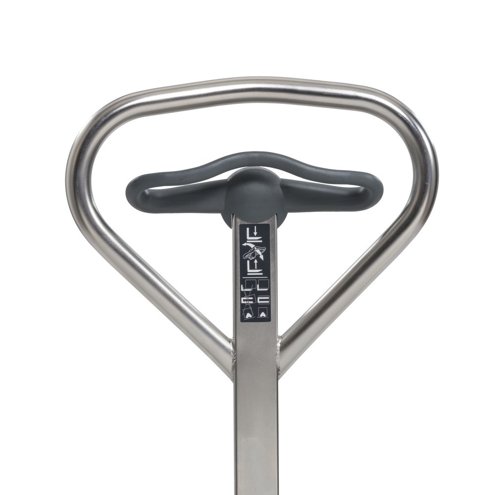 Číslo obrázku produktu 4: Ruční paletový vozík z nerezové oceli Jungheinrich AM I20p, profesionální provedení, nosnost 2000 kg, délka vidlí 1140 mm, nylon