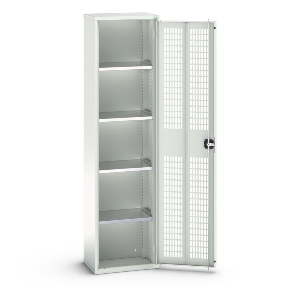 Obrázek produktu: Skříň s křídlovými dveřmi bott verso s odvětráním, se 4 policemi, ŠxHxV: 525 x 350 x 2000 mm