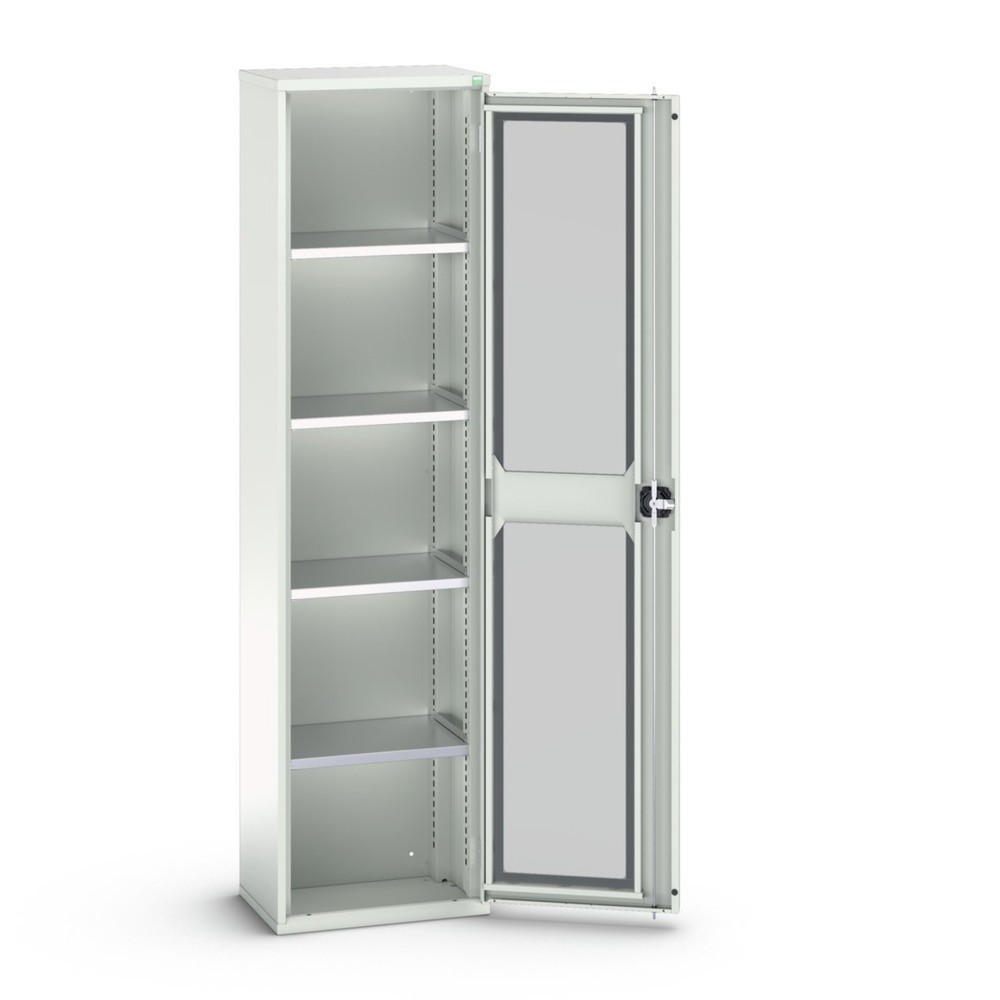 Obrázek produktu: Skříň s křídlovými dveřmi bott verso s průzorem, se 4 policemi, ŠxHxV: 525 x 350 x 2000 mm