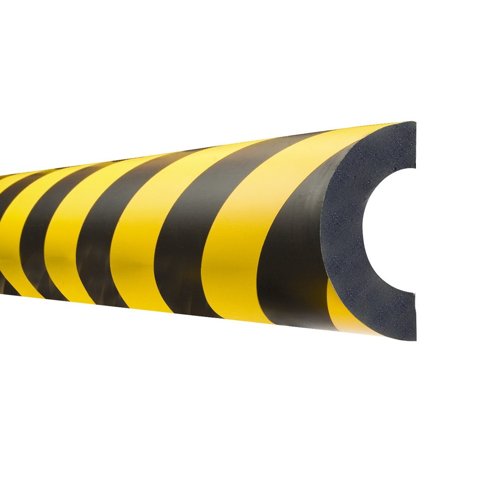 Obrázek produktu: Ochrana proti nárazům do potrubí MORAVIA, půlkruhová, magnetická, vnitřní Ø 85 mm, délka 1 m