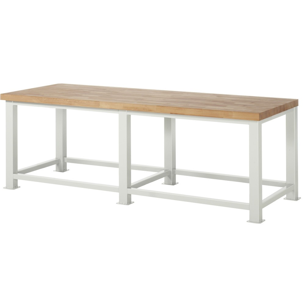 Obrázek produktu: Zátěžový pracovní stůl RAU, V×Š×H 850 × 2500 × 900 mm, nosnost max. 2500 kg