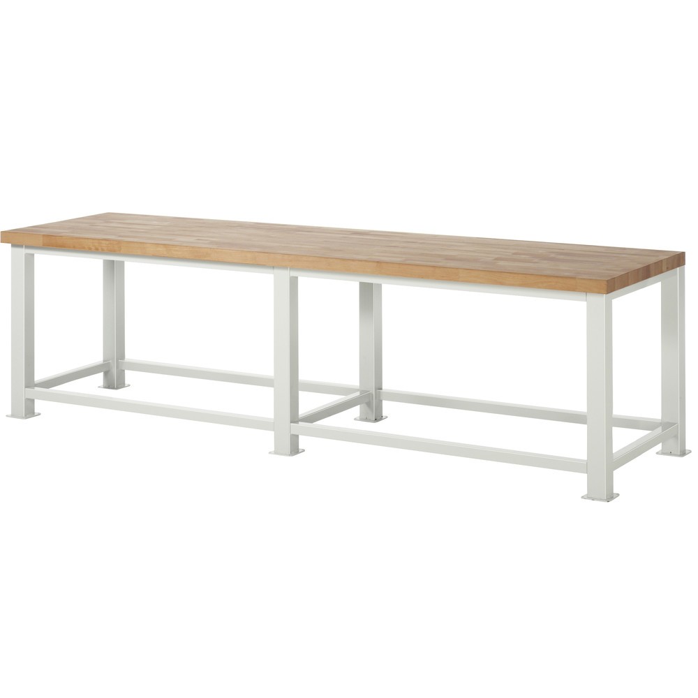 Obrázek produktu: Zátěžový pracovní stůl RAU, V×Š×H 850 × 3000 × 900 mm, nosnost max. 2500 kg