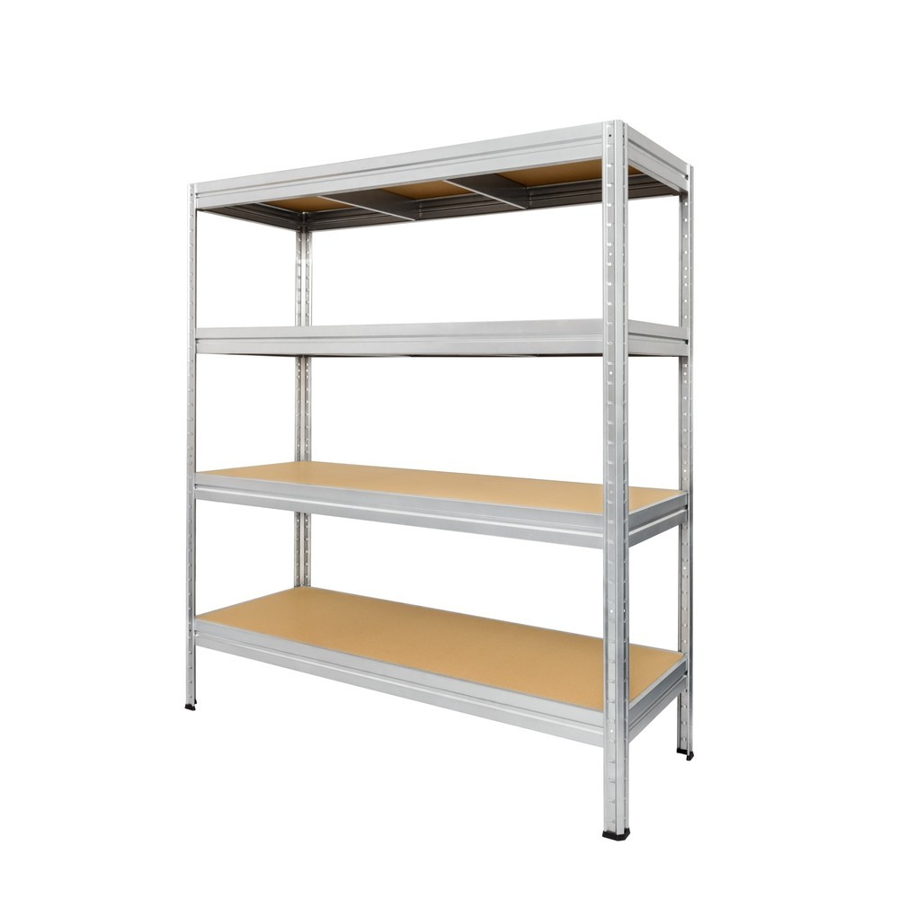 Obrázek produktu: Široký regál HEMMDAL, zasouvací systém, nosnost police 500 kg, galvanizováno, VxŠxH 1770 x 1600 x 450 mm